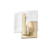 Golden 3164-1W BCB-HWG - Golden Lighting Aenon 1-light Wall Sconce in Brushed Champagne Brass